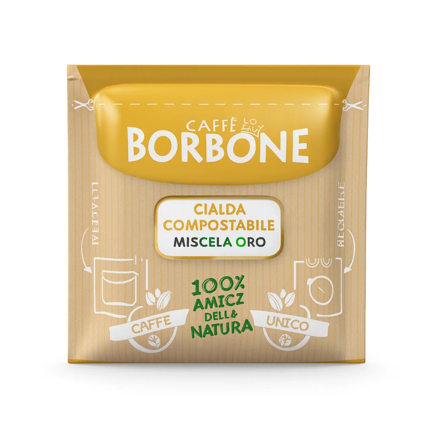 Caffè Borbone Oro Kaffeepads - Kompostierbare Cialde ESE