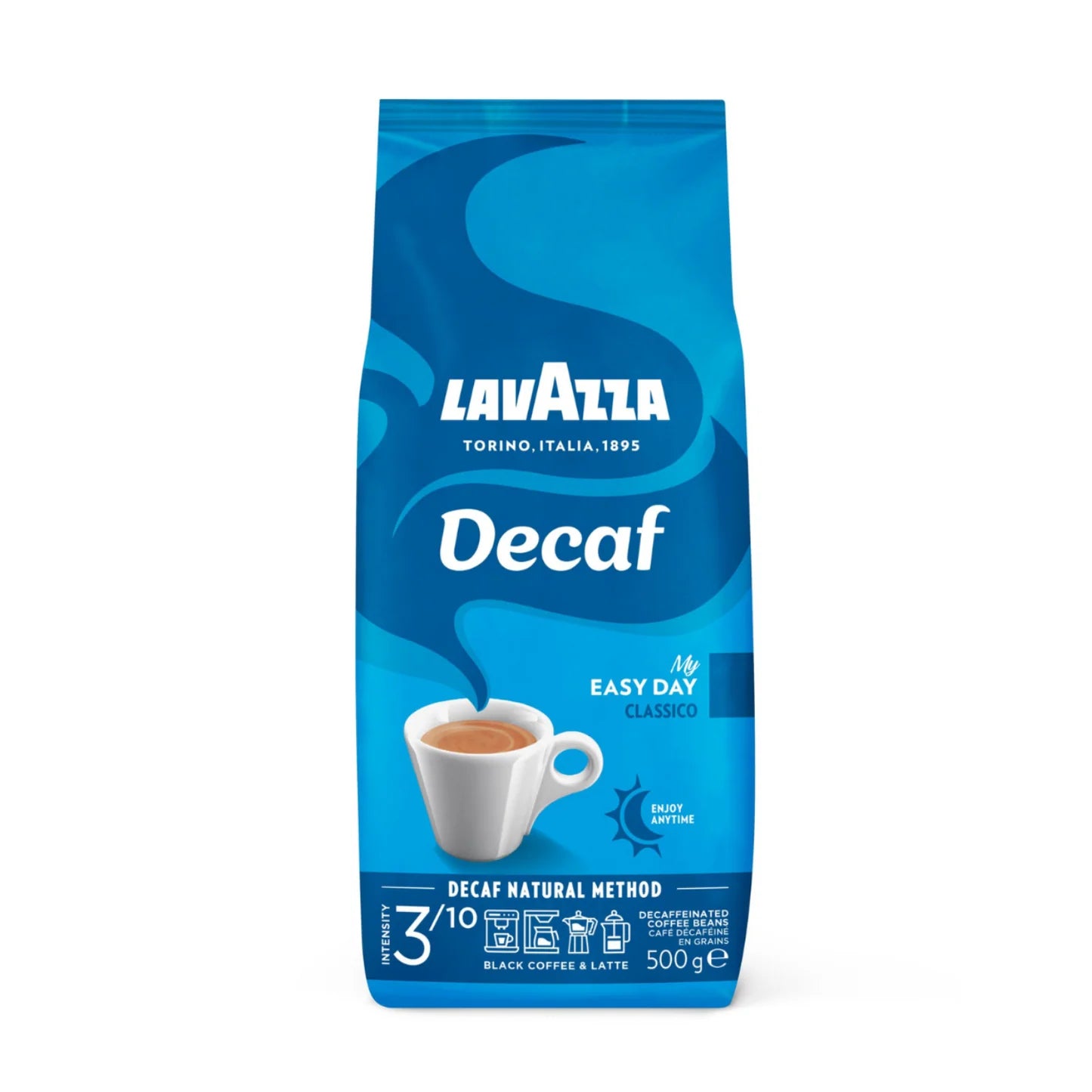 Lavazza Decaf My Easy Day Classico – Kaffeebohnen 500 g
