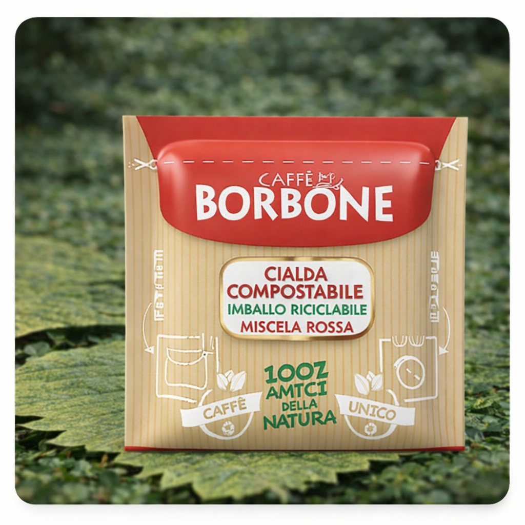 Caffè Borbone Rossa Kaffeepads - Kompostierbare Cialde ESE