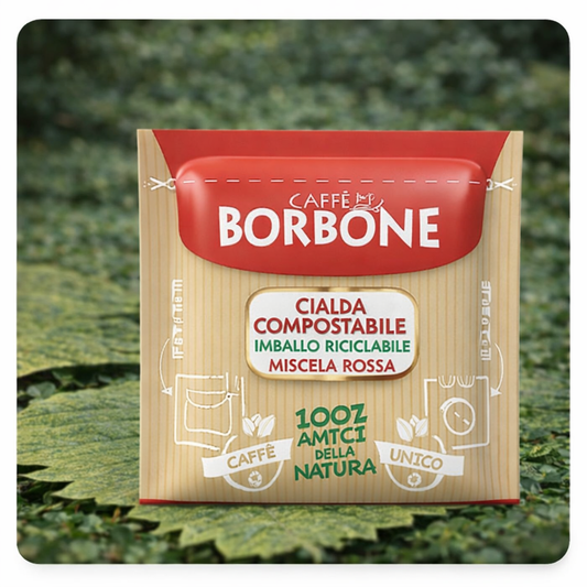 Caffè Borbone Rossa Kaffeepads - Kompostierbare Cialde ESE