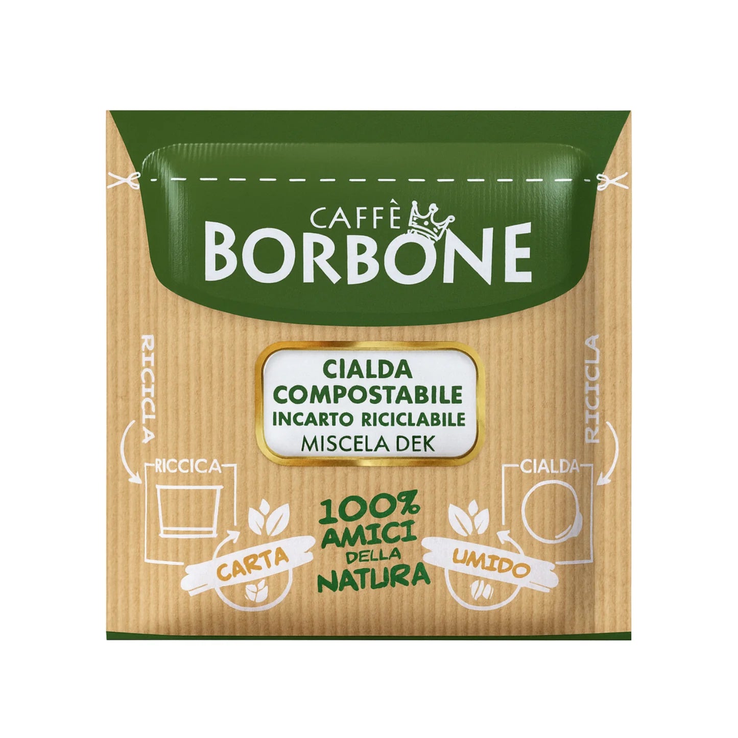 Caffè Borbone DEK Kaffeepads - Entkoffeinierte Cialde ESE