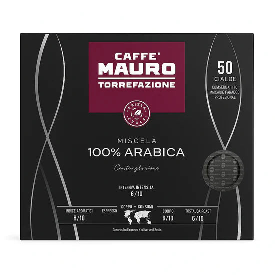 Caffè Mauro 100% Arabica – 50 ESE Pads