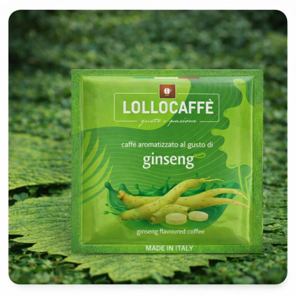 Lollocaffè Ginseng Kaffeepads - Aromatisierter Kaffee