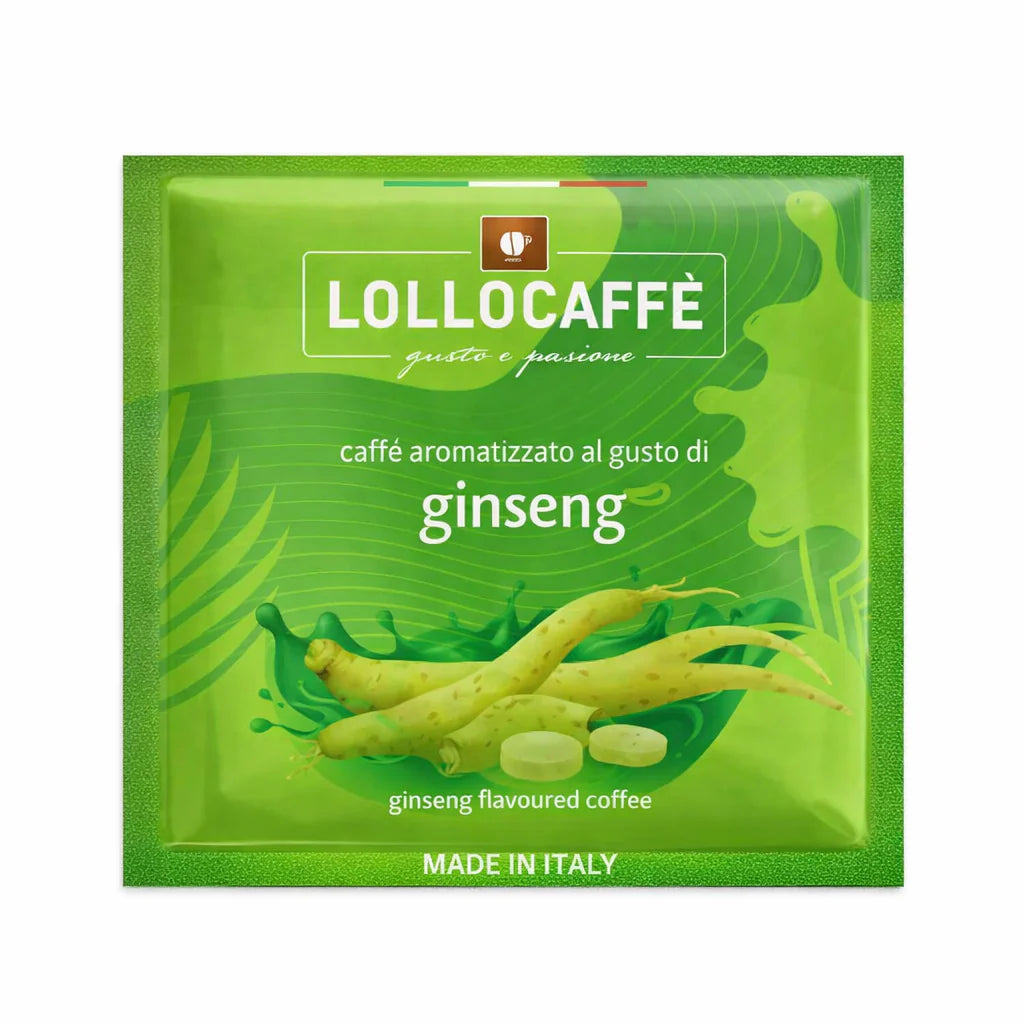 Lollocaffè Ginseng Kaffeepads - Aromatisierter Kaffee